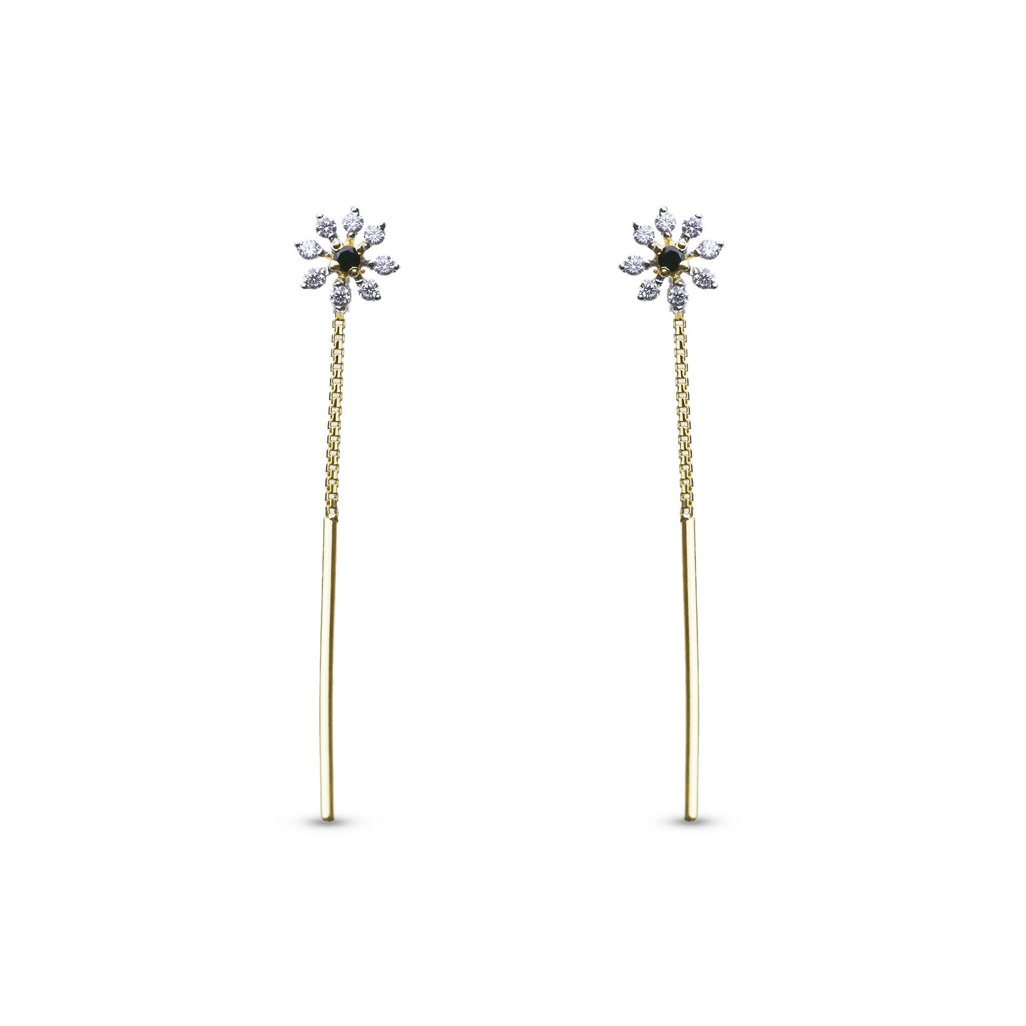 Paisley Suidhaga Gold Earrings – Artisanal Ethnic Detail (1/56093)