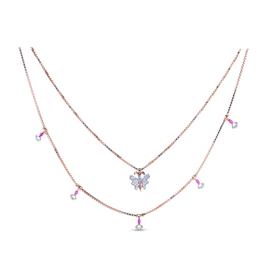 Delicate Charm Gold Necklace – Whimsical Elegance (1/62819)