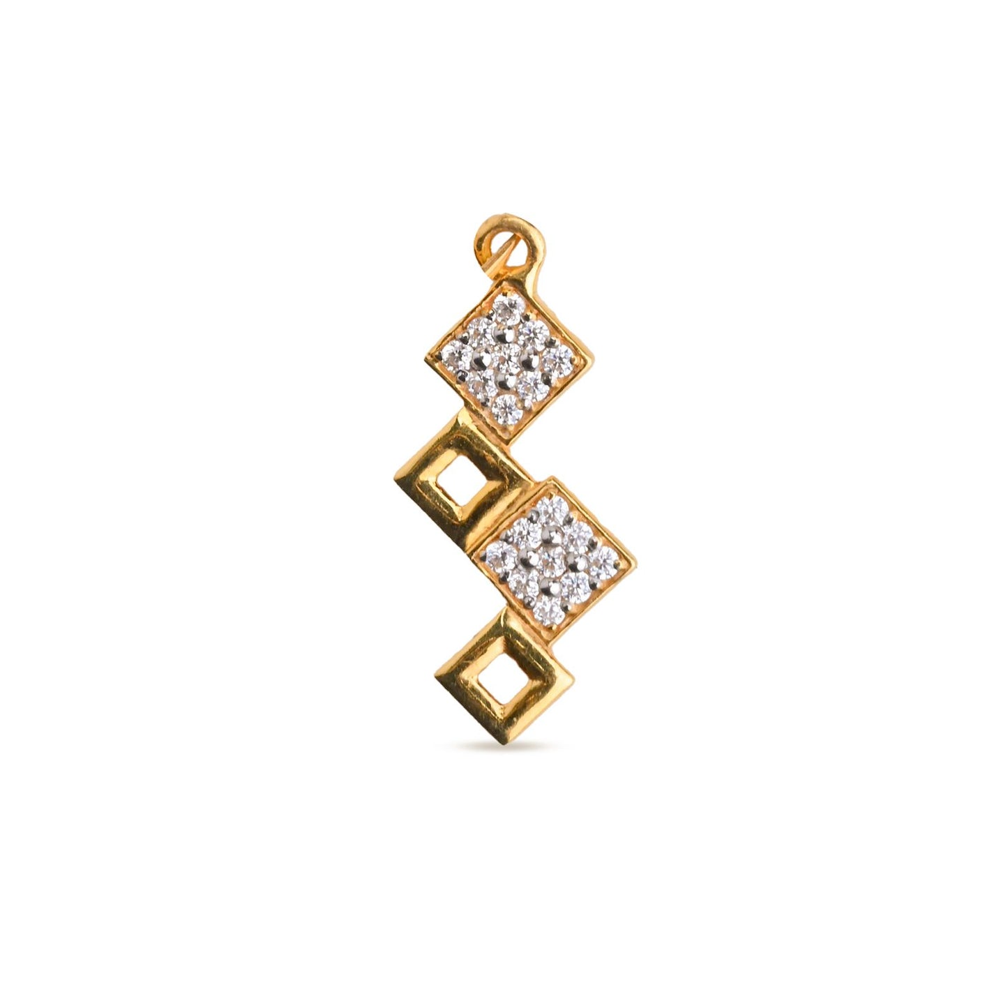 CZ Diamond Finish Pendant Necklace (1/53518 )