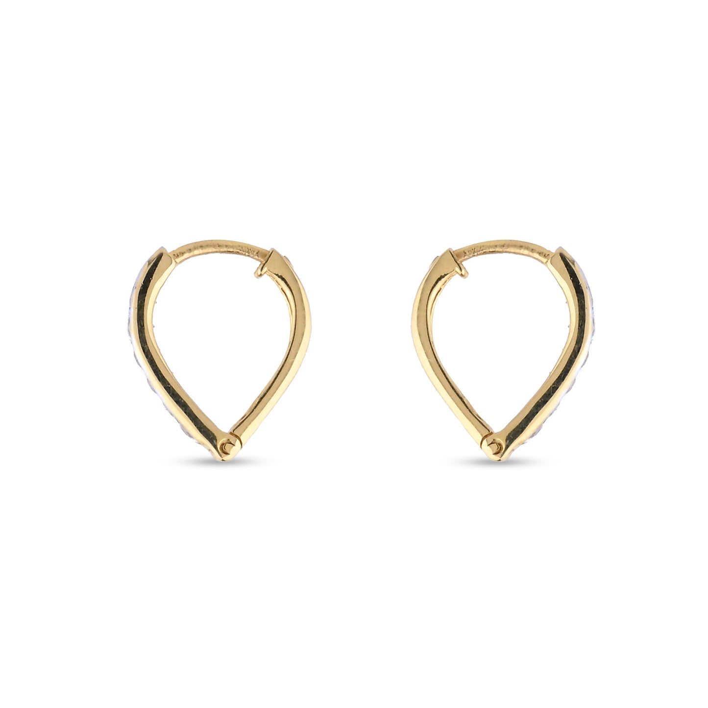 Black Bali Hoop Earrings – Minimal Everyday Style (AY_ER_BL_U7 )