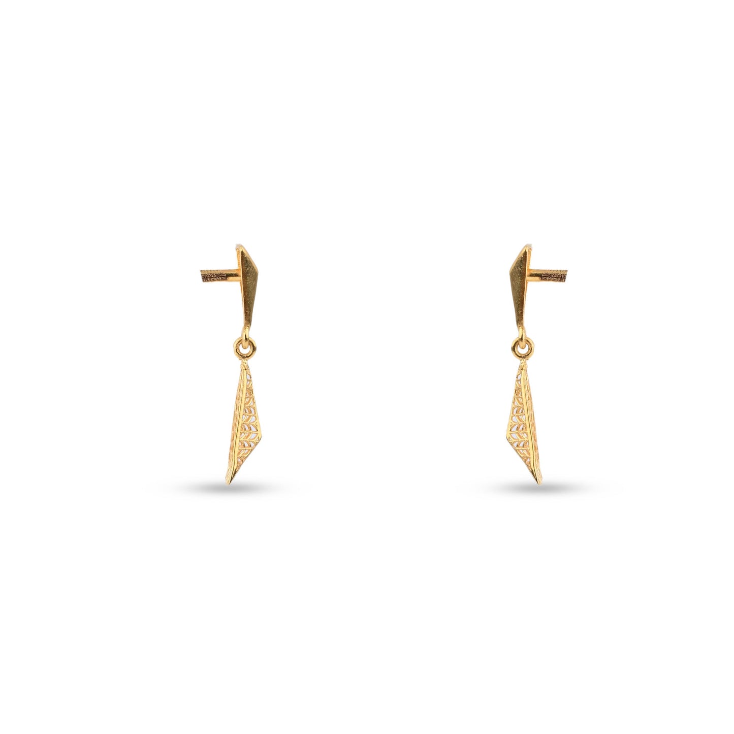 Classic Gold-Tone Regular Hoop Earrings (VA_ER2 )