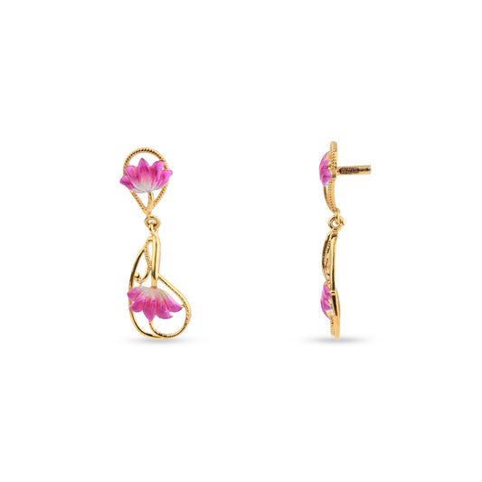 Classic Gold-Tone Regular Hoop Earrings (VA_ER4 )