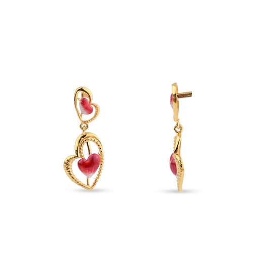 Classic Gold-Tone Regular Hoop Earrings (VA_ER5 )