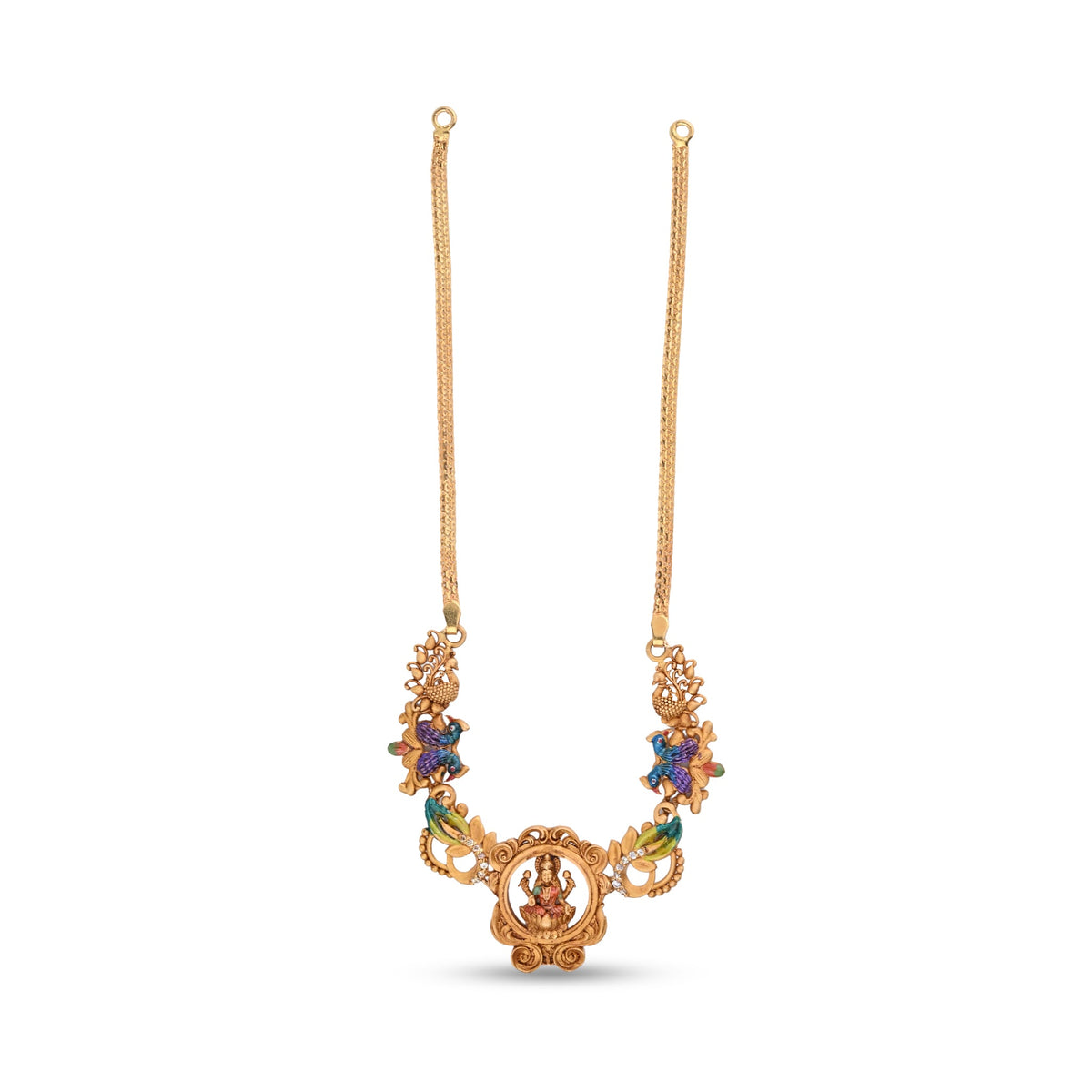Vintage-Inspired Antique Pendant Necklace (VA_NK5 )
