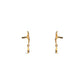 Floral Gold Necklace with Diamond Drop – Elegant Cross-Shaped Pendant (1/52816)