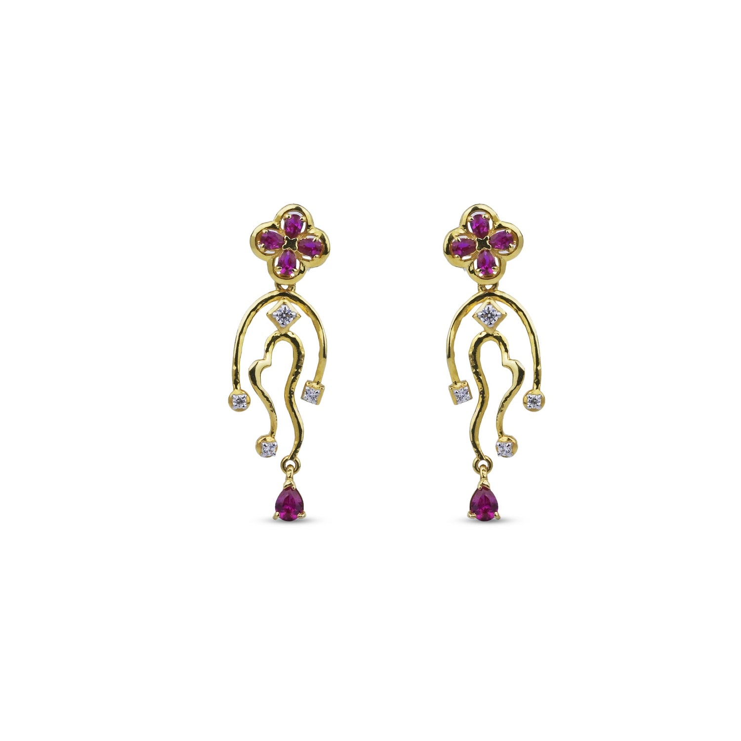 Abstract Ear Rings