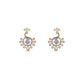Peacock Inspired Diamond Finish Gold Necklace Set  (1/52849)