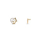 Leafy Heart Gold Necklace with Diamond Accents – Nature-Inspired Pendant (1/52858)