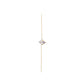 Geometric Art Deco Gold Necklace with Diamond Pendant (1/52873)