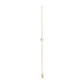 Mother of Pearl Floral Gold Necklace – Delicate Diamond Lariat Pendant (1/52891)