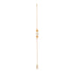 Mother of Pearl Floral Gold Necklace – Dual Bloom Pendant with Gold Accents (1/52892)