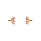 Floral Gold Necklace with Ruby & Diamond Accents – Dazzling Blossom Pendant (1/52922)