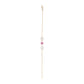 Floral Gold Necklace with Ruby & Diamond Accents – Dazzling Blossom Pendant (1/52922)