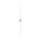 Heart-Shaped Gold Necklace with Ruby & Diamond Accents – Romantic Pendant (1/52926)