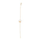 Heart Gold Necklace with Engraved Leaf & Diamond Accents – Elegant Nature Pendant (1/53246)