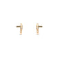 Geometric Gold Necklace with Diamond Cluster – Artistic Pendant (1/53603)
