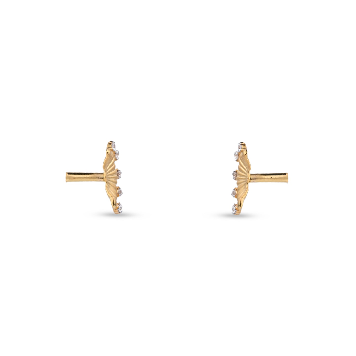 Contemporary Gold Necklace with Diamond Accents (1/53605)