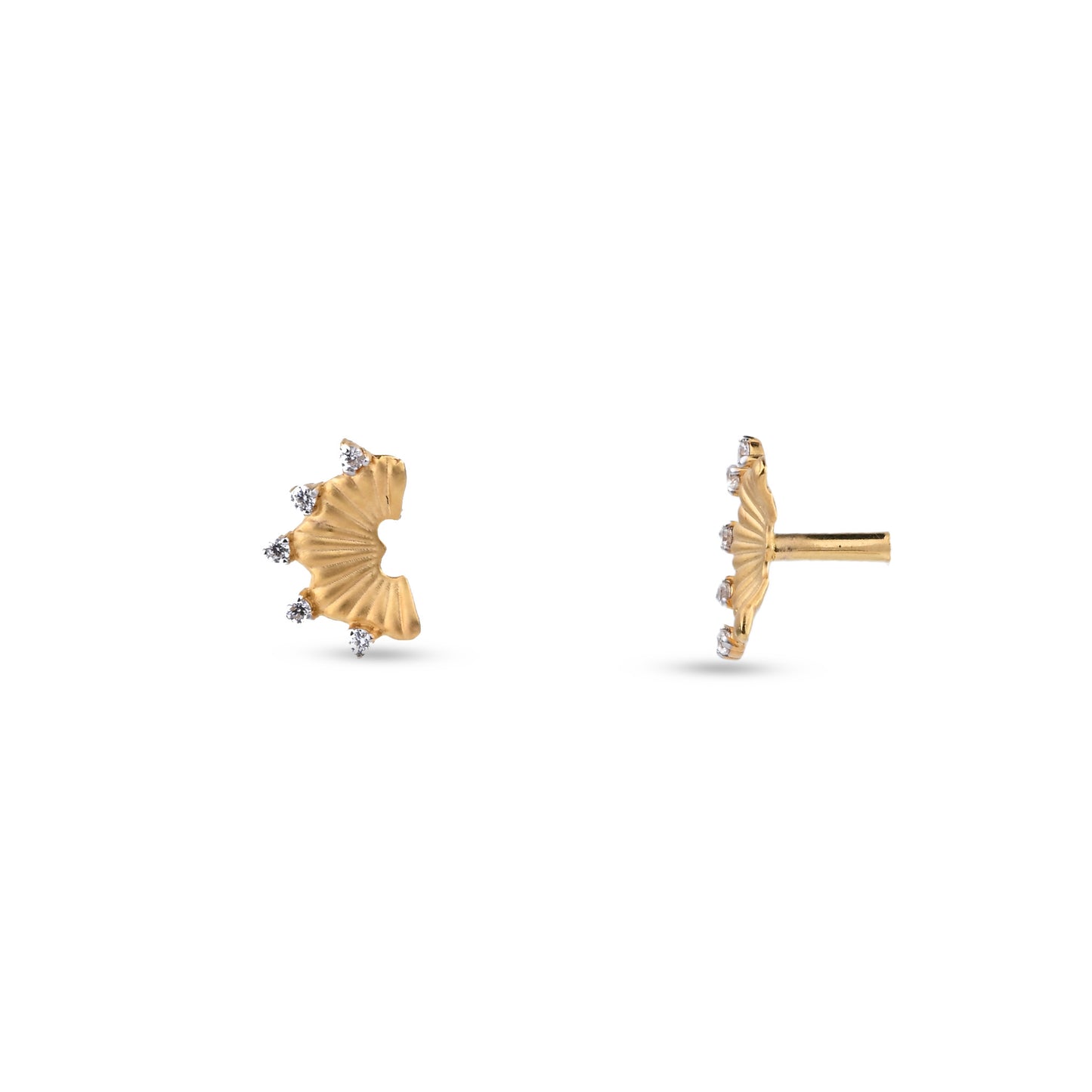 Contemporary Gold Necklace with Diamond Accents (1/53605)
