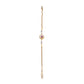 Abstract Floral Gold Necklace with Ruby & Diamond Accents – Artistic Pendant (1/53604)