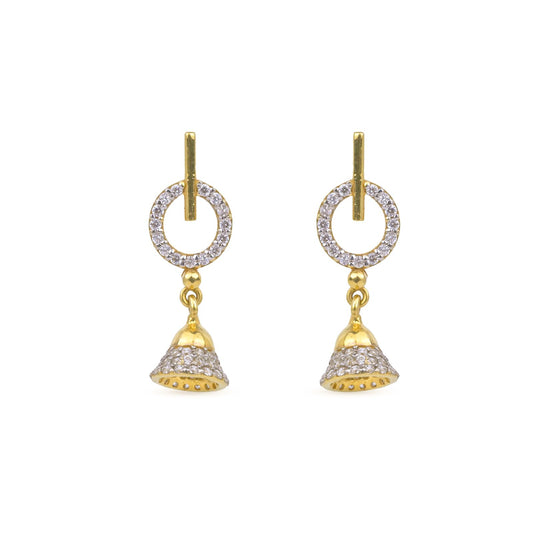 Ornate Bell Drop Jhumka Earrings - Spiritual & Divine (1/52757)