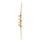 Ancient Leaf & Bead Gold Bracelet – Temple Jewellery Inspired (AY_BR3)