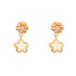 Filigree Floral & Leaf Gold Necklace – Traditional Ethnic Designer Jewelry (CR_NK5)