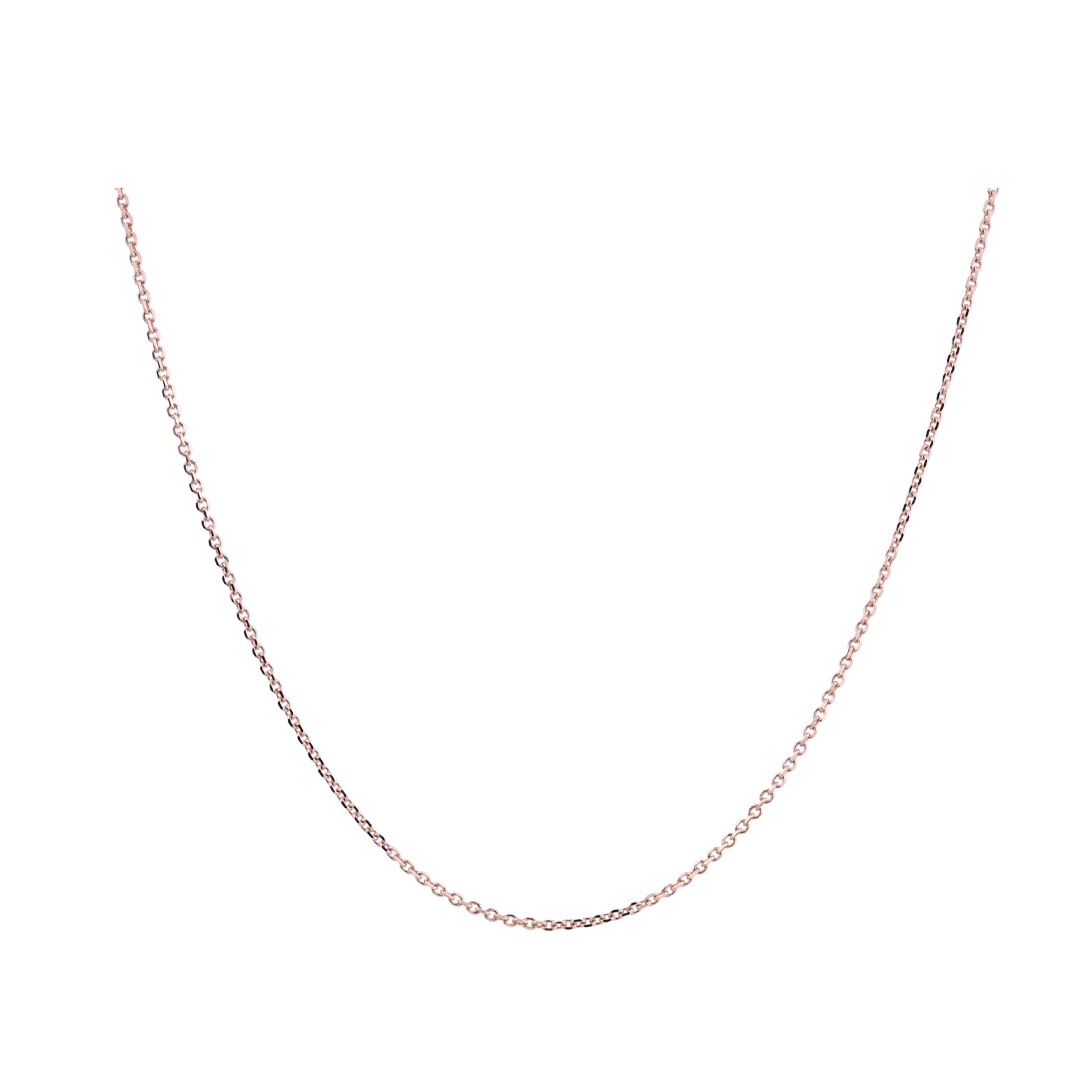 18K Regular Gold Chain – Lightweight Everyday Necklace – Glitz Jewels