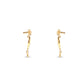 Floral Motif Gold Necklace with Diamond Drops – Festive Designer Statement (N_PMN1)
